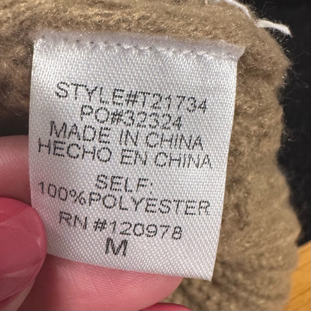 Entro Tan Patterned Crew Neck Sweater - Picture 6 of 9